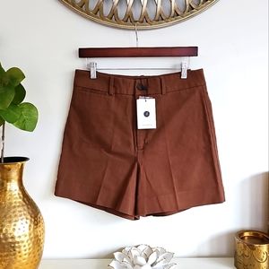 Taloyone High Waisted Chino Summer Cotton Regular Fit Stretch Casual Shorts, 12